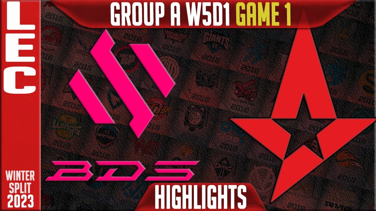 BDS vs AST Highlights Game 1 | LEC Winter 2023 Group A W5D1 | Team BDS vs Astralis G1