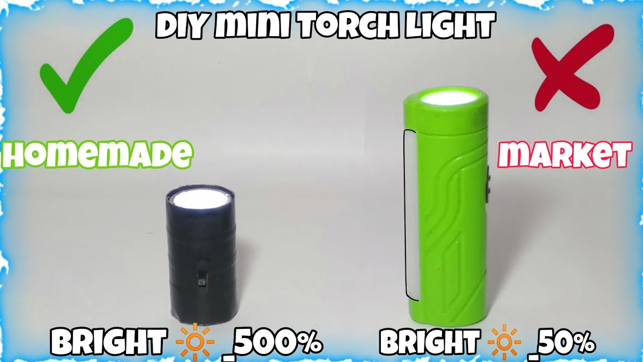 How to make a mini Torch 🔦 light ||DIY CHI