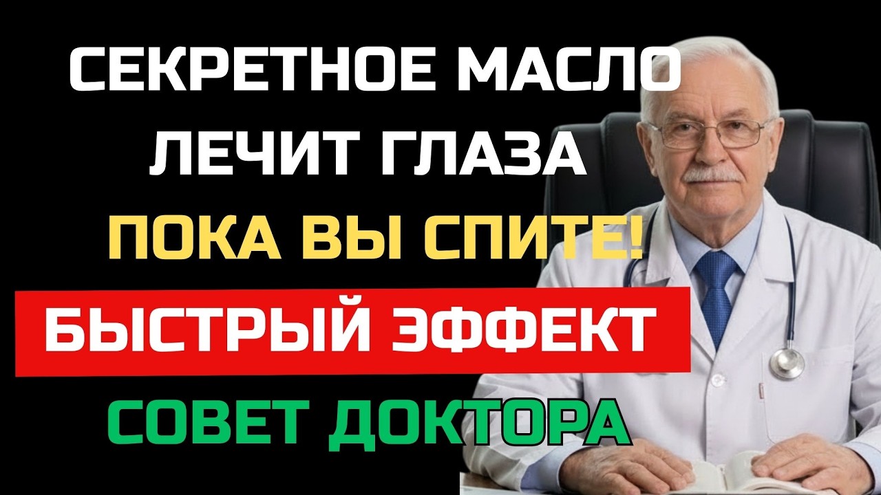 4 натуральных масла на ночь для защиты и восстановления зрения |ЗДОРОВЬЕ ПОЖИЛЫХ