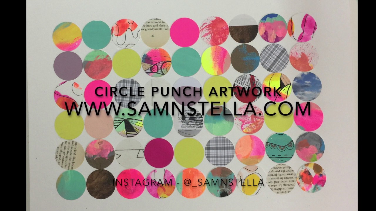 TUTORIAL + REVIEW - CIRCLE PUNCH ART