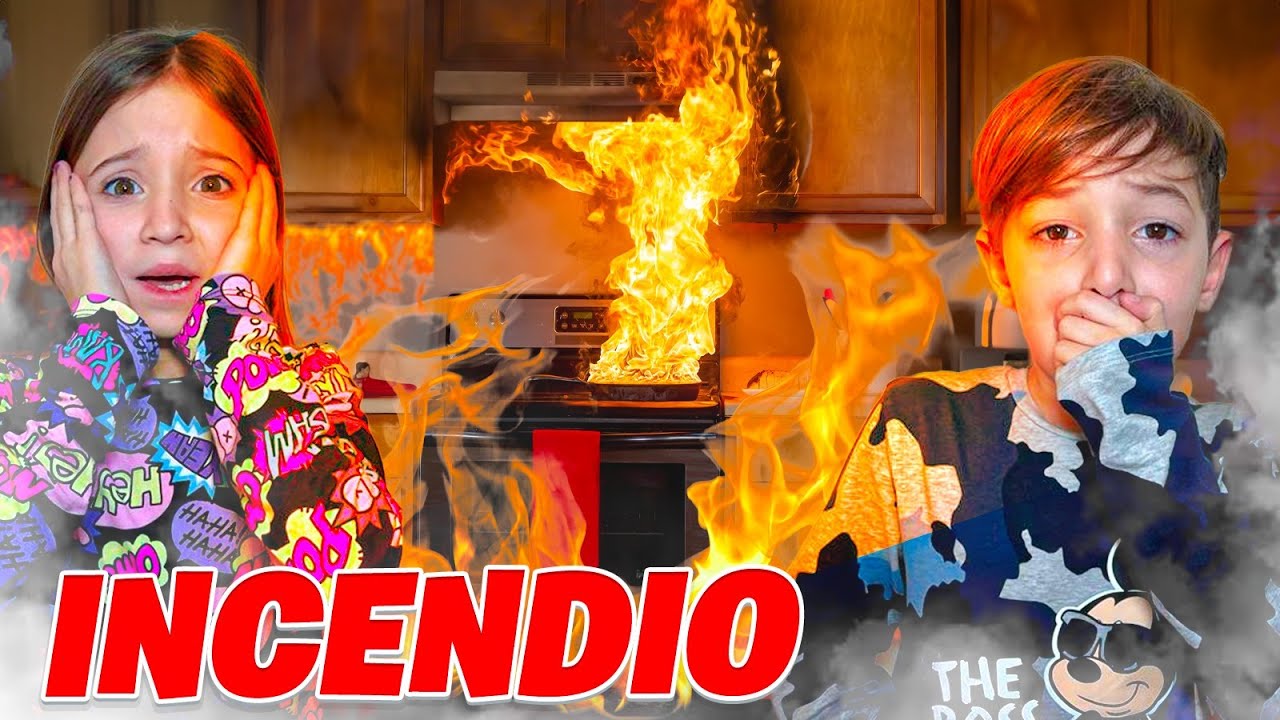 FIGLIACHIARA E FIGLIODIEGO ACCENDONO I FORNELLI DA SOLI NELLA NOSTRA NUOVA CASA ED È ANDATA A FUOCO