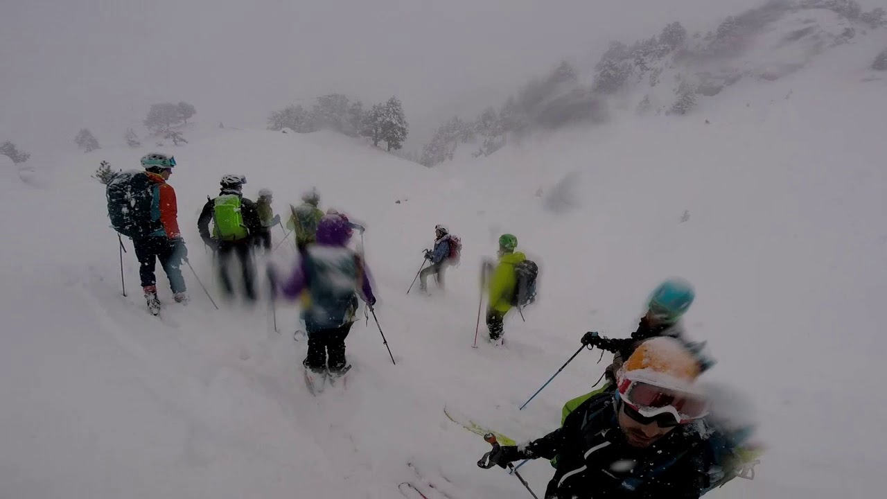 Curso de esqu&iacute; de monta&ntilde;a 2020, tercera salida, La Renclusa (Hu), 25-26ene2020