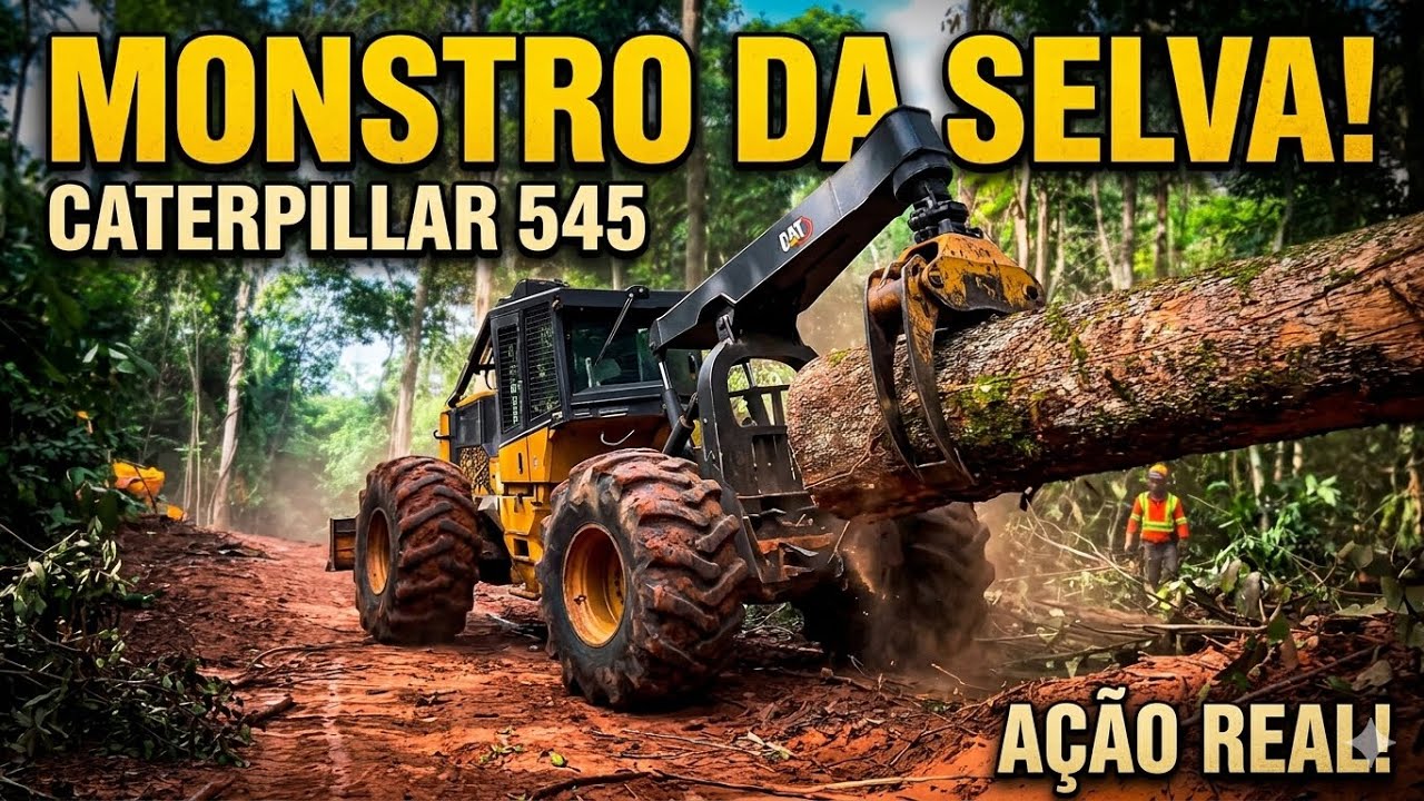 Skidder 545 Botando pressão. Mafia da tora.