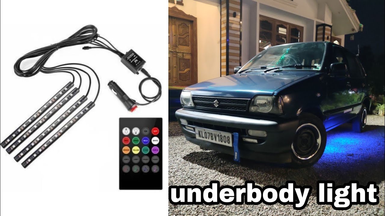 Underbody light in maruti 800😎 #ms800 #malayalam