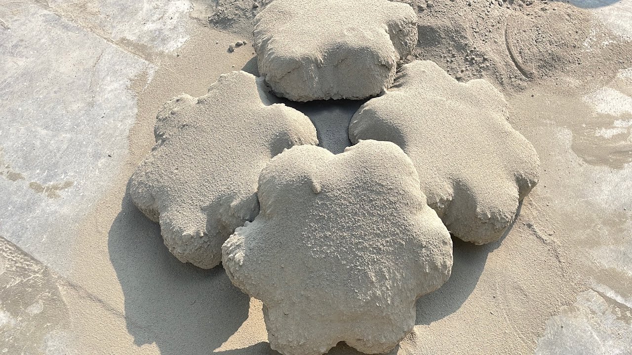 New&rdquo;Gritty Cement 2 types Crumbling ASMR 