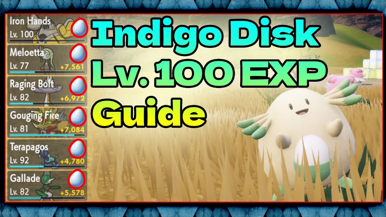 НОВЫЙ БЫСТРЫЙ уровень 100 фарма опыта в Pokemon Scarlet и Violet The Indigo Disk