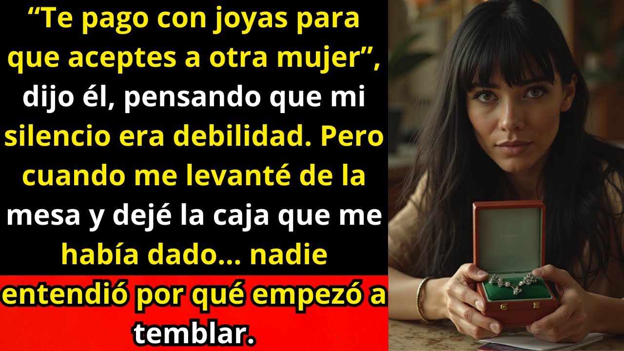 “Te pago con joyas para que aceptes a otra mujer”, dijo mi esposo — me quedé en silencio hasta que…