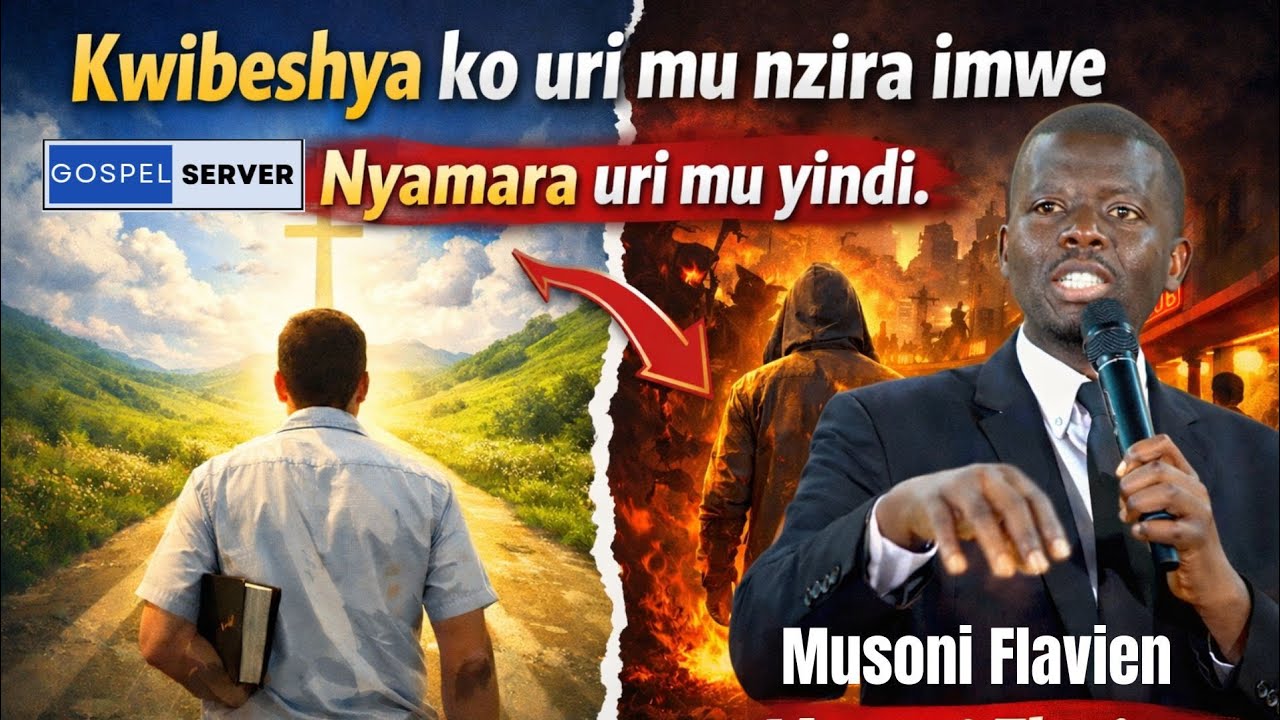 🔴Ijambo ry'Imana | Kwibeshya Ko Uri Mu Nzira Imwe Nyamara Uri Mu Yindi | Musoni Flavien.