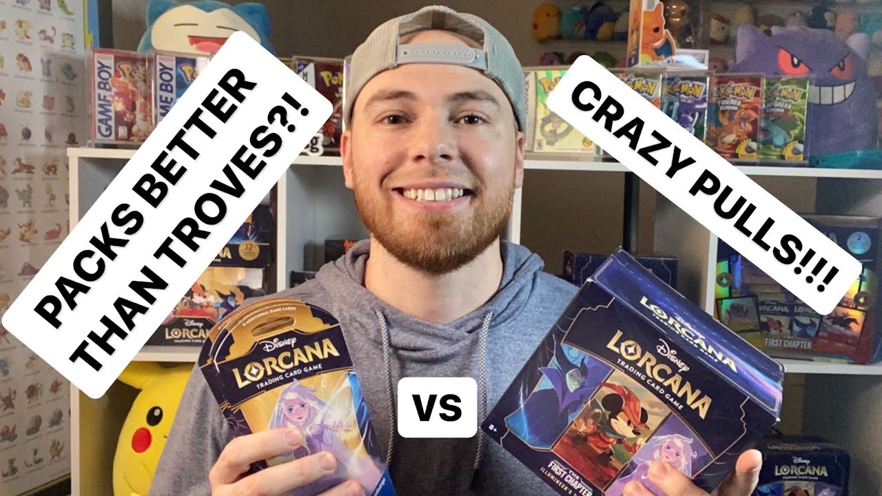 Lorcana TROVE VS. PACK Battle Opening! Which is better? + GIVEAWAY