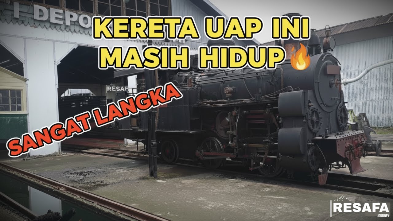 🚂🔥 Kereta Uap Legendaris B 25 03! | Masih Hidup & Beroperasi di Museum Ambarawa!