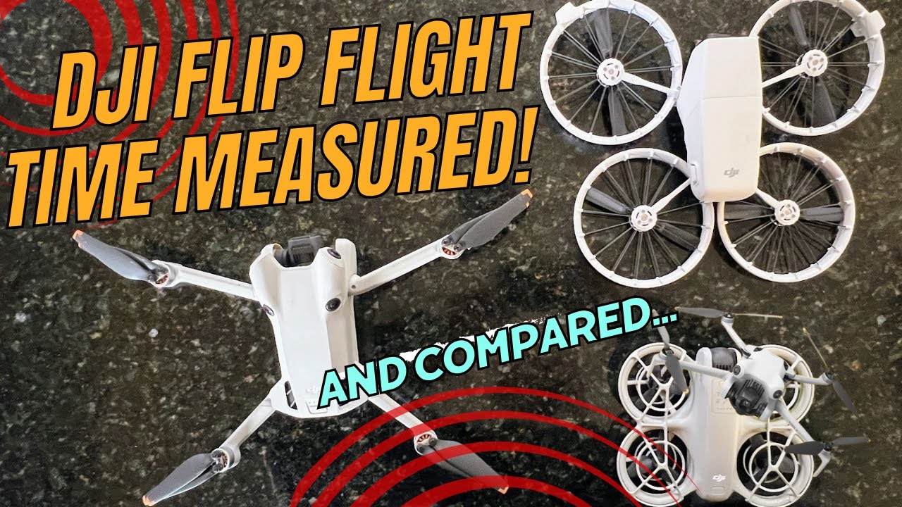 Измеряется фактическое время зависания DJI Flip с учетом запаса хода батареи &mdash; в сравнении с DJI ...