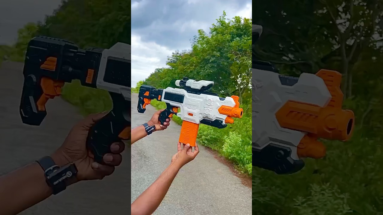 Alpha Striker Electric Motorized Toy Gun Unboxing | Redkashshorts
