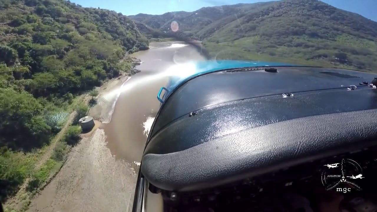 Cessna 206 Pista peligrosa sierra de Sinaloa (Tohayana)