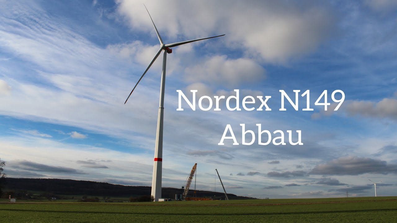 Windpark Bredenborn-Holzhausen | Vorbereitungen für den Abbau der Nordex N149/4500