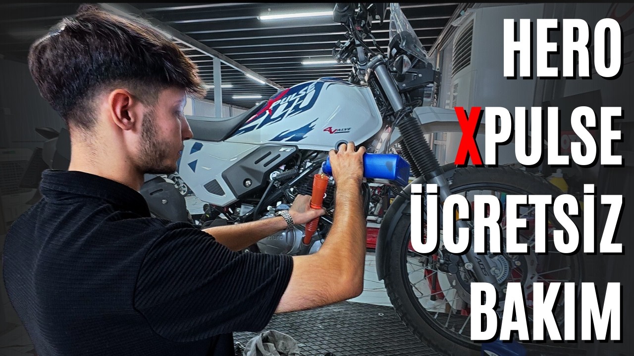 Hero Xpulse 200 Ücretsiz Bakım! | Yağ Değişimi & Atölye Deneyimi!