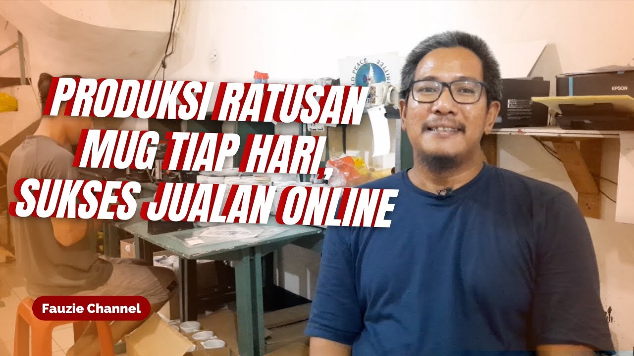 Laris Manis  Sukses Produksi Ratusan Gelas Mug  Cangkir Mug Cantik