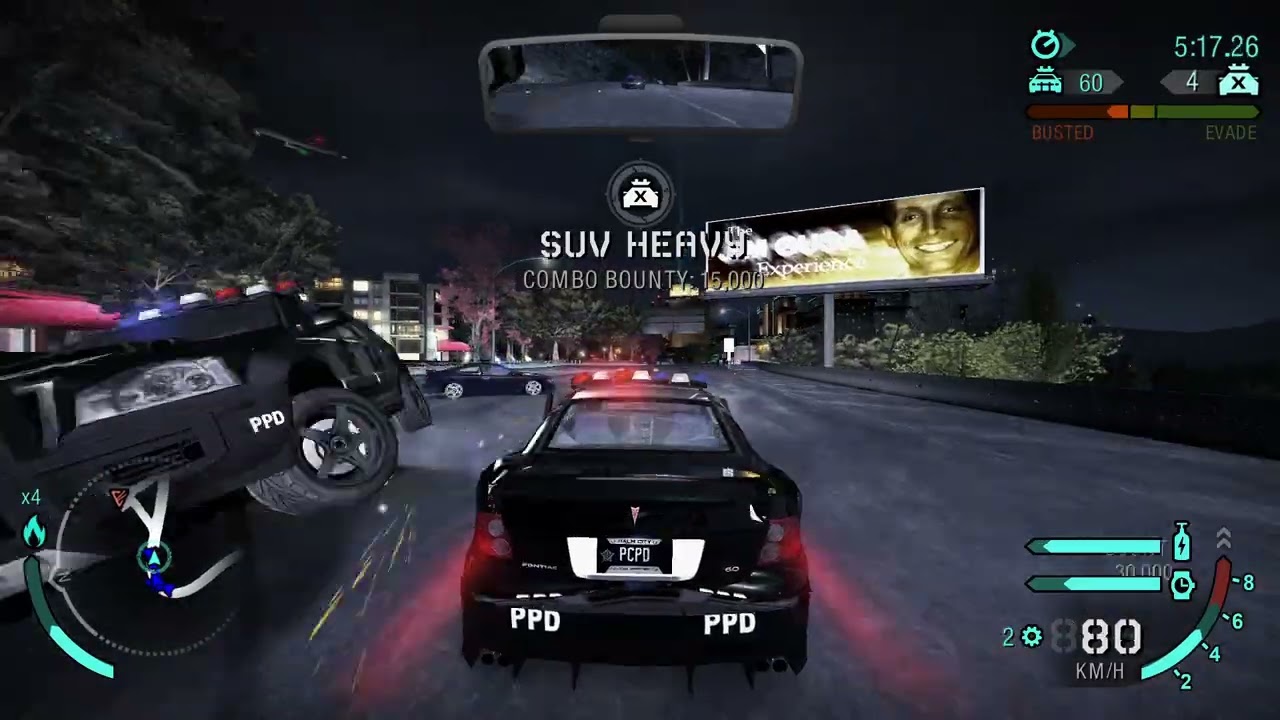 Испытание на полицейском GTO - NFS Carbon Redux 2022