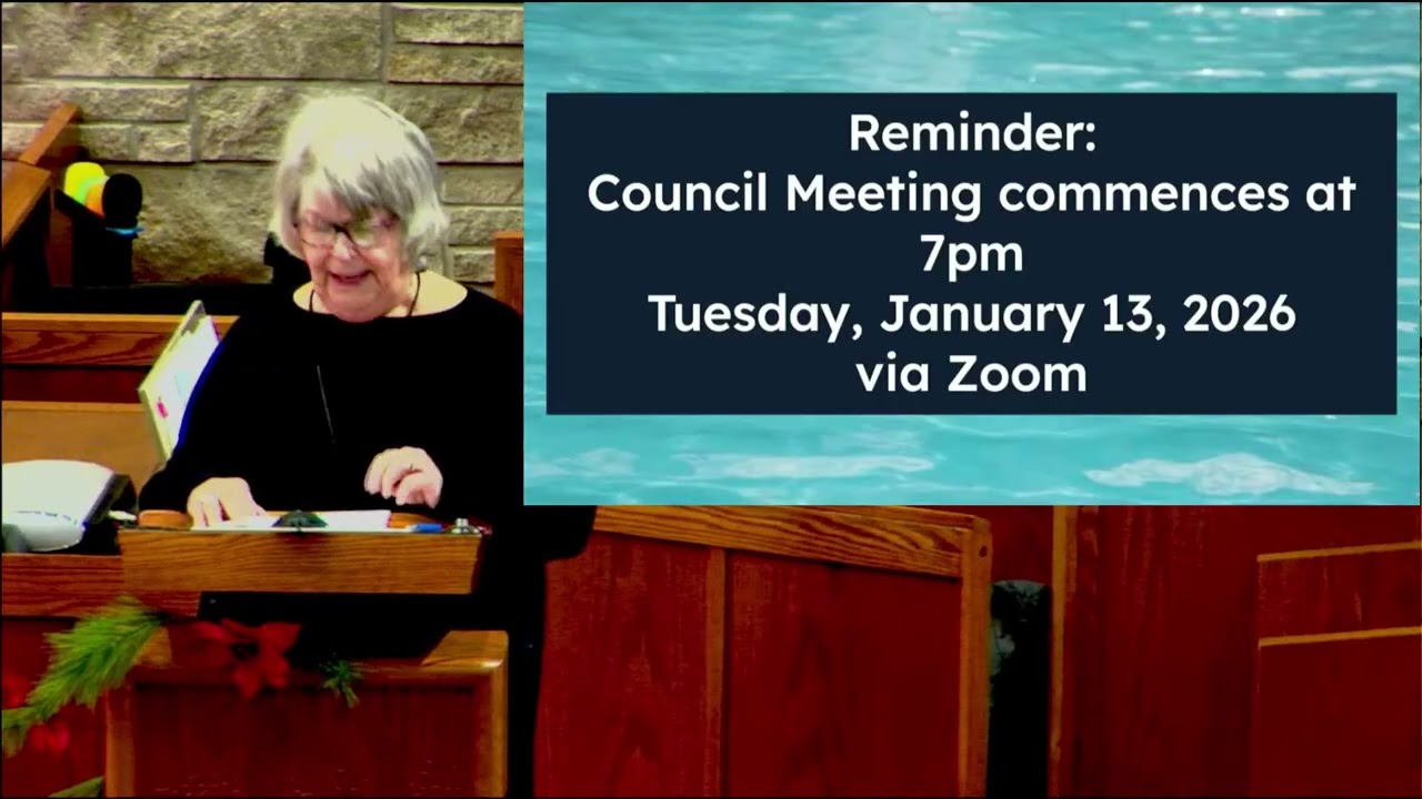Sunday Jan 12-26   Saint Luke's United Church Cambridge, Ontario Live Stream