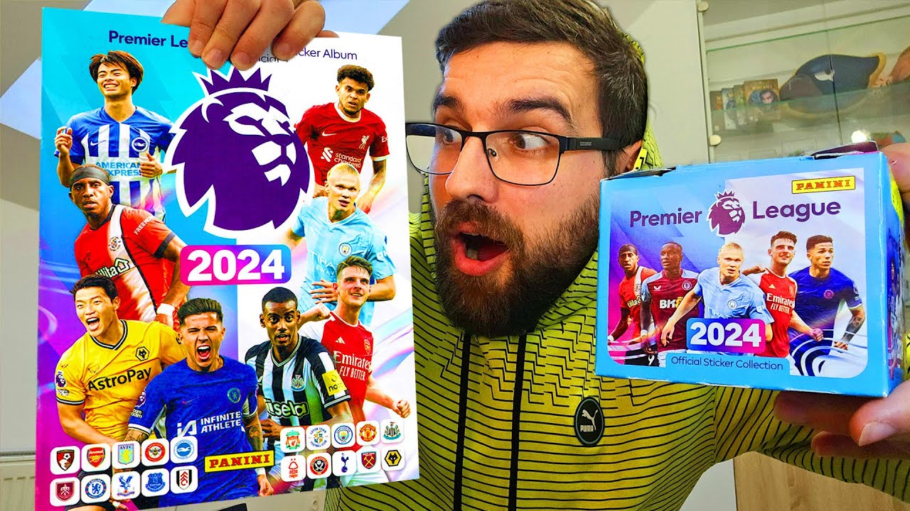 PANINI PREMIER LEAGUE 2024 ** Album & Sticker Collection Unboxing! **