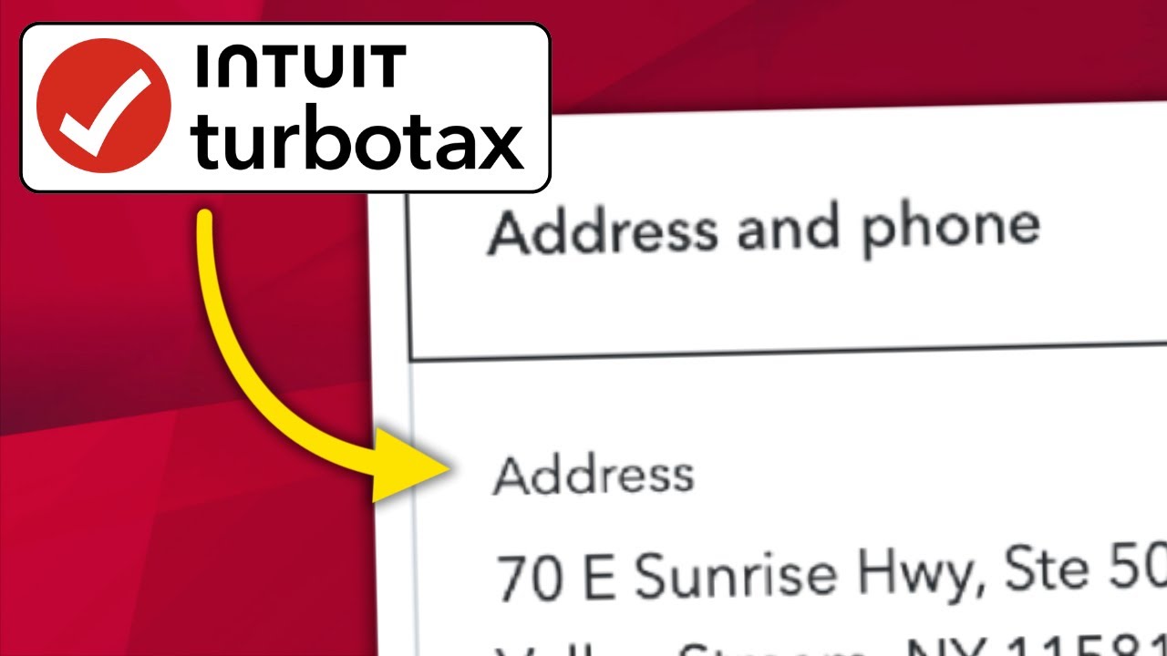 Как изменить адрес в налоговой декларации в Intuit TurboTax - 2026