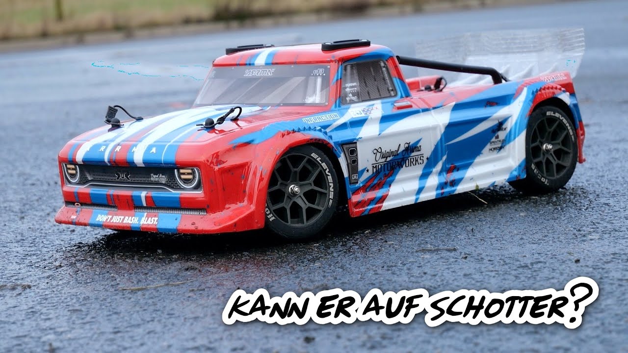 Arrma Infraction (Vendetta)1/8 Brushless - Bischen Driften und Test auf Schotter