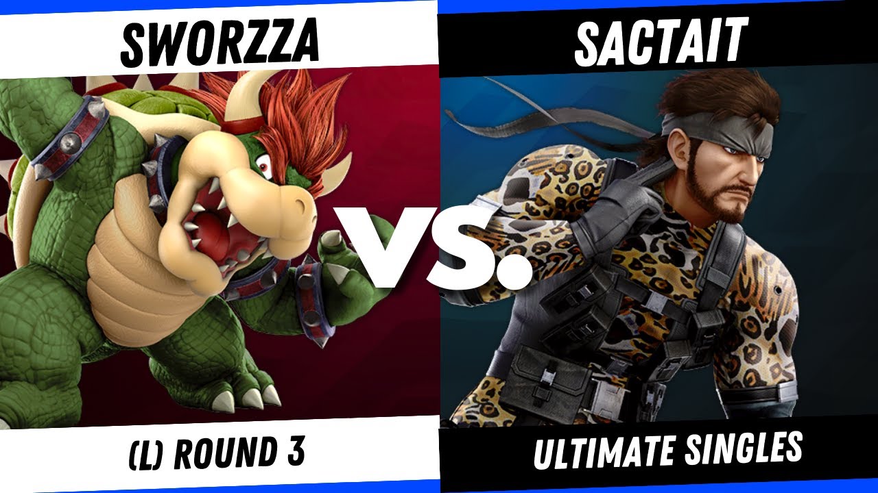 Sworzza (Bowser) VS KJS | Sactait (Snake) Losers Round 3 | D6 Smash League 3