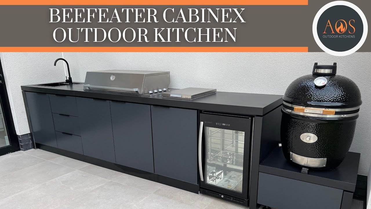 HOW TO BUILD A BEEFEATER CABINEX OUTDOOR KITCHEN | MONOLITH CLASSIC KAMADO | BEEFEATER PROLINE BBQ