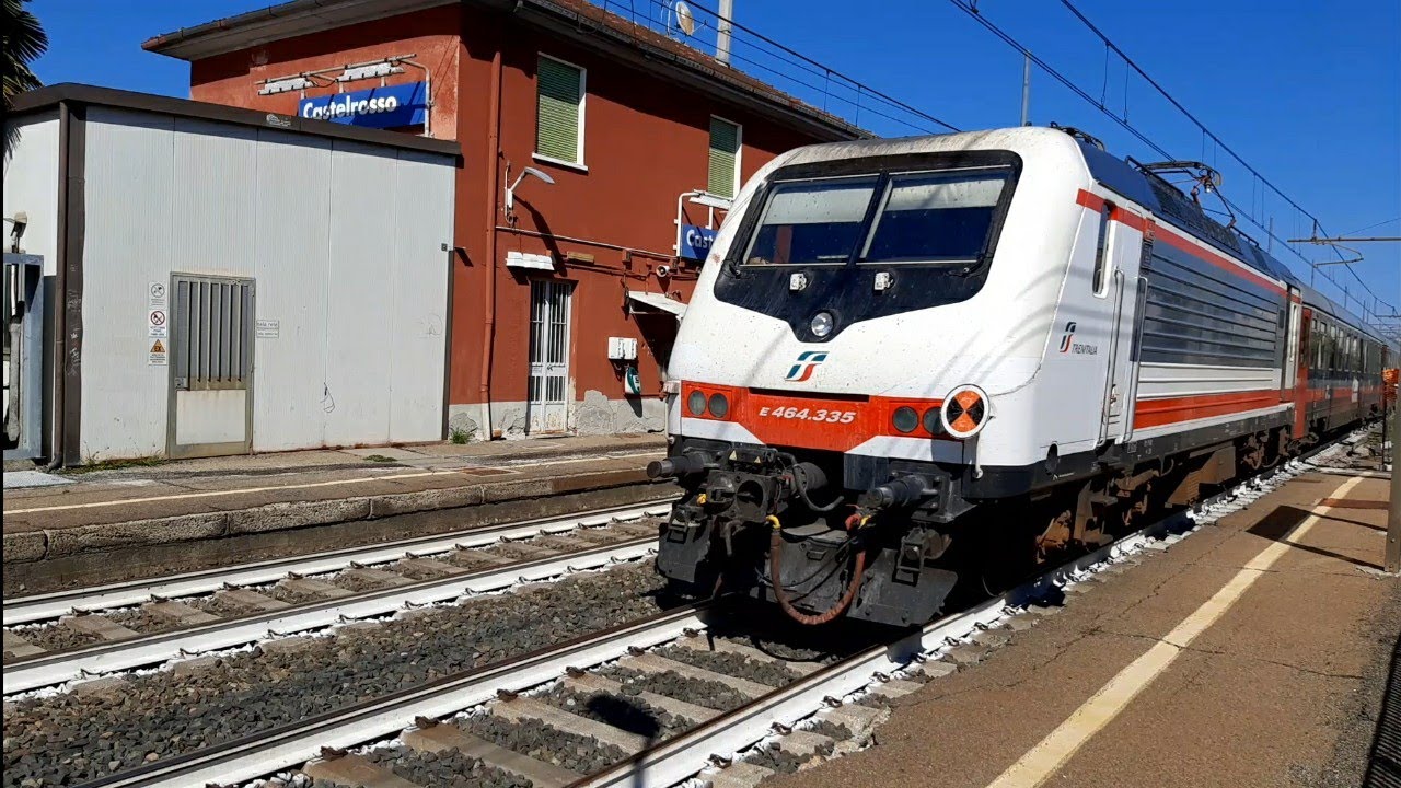 Treni Deviati e Ordinari a Castelrosso (linea Torino - Milano)