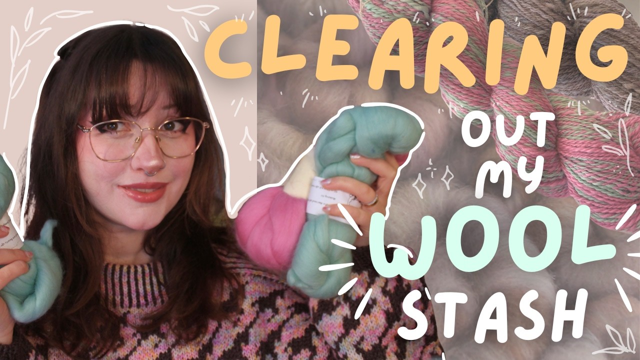 Emptying my WOOL STASH So I can Buy More Wool - AGAIN! | Spinning Vlog & Making Rolags ♥ Shaiyeh