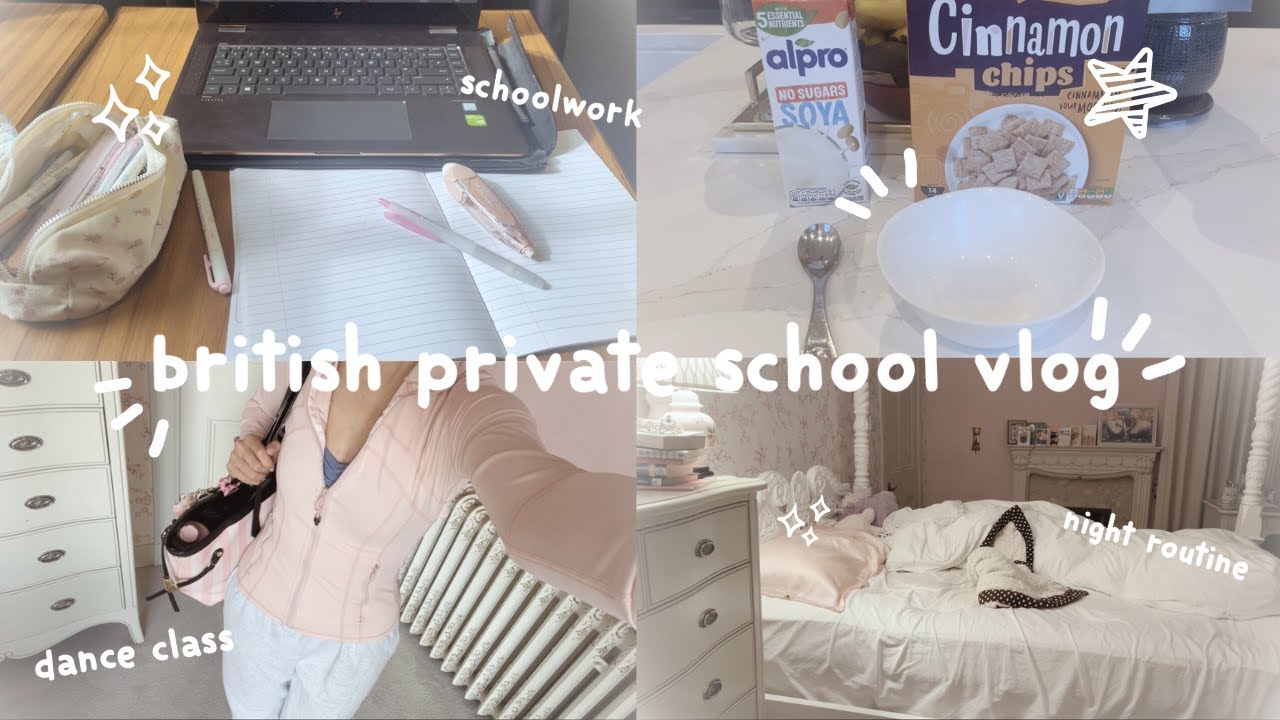 British private school vlog ⋆｡&deg;✩│grwm, school day, dance class & more!
