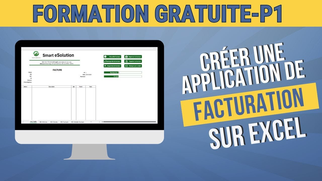 Crée Ton Application de Facturation Automatisée sur Excel (Tuto Complet)