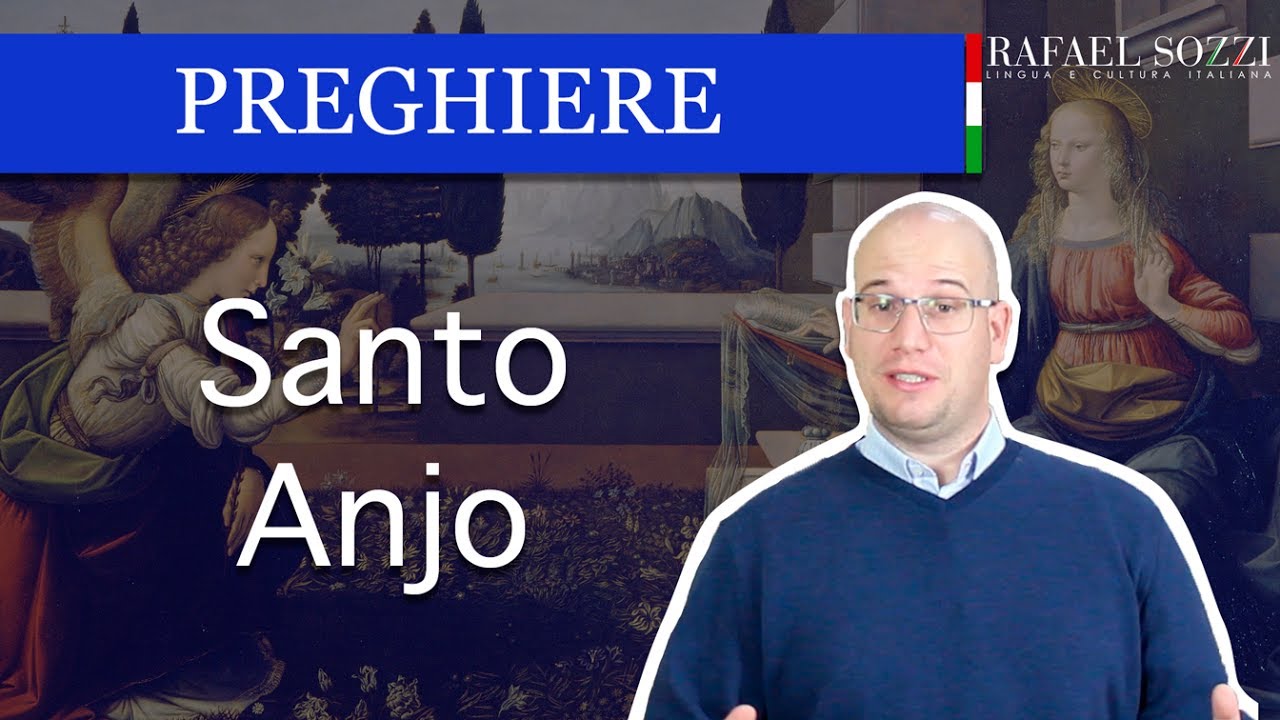 SANTO ANJO EM ITALIANO - Angelo di Dio - Ora&ccedil;&otilde;es em italiano - Preghiere #3