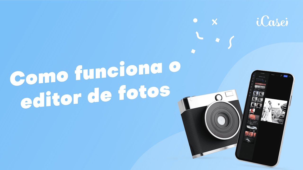 Como funciona o editor de fotos do iCasei?