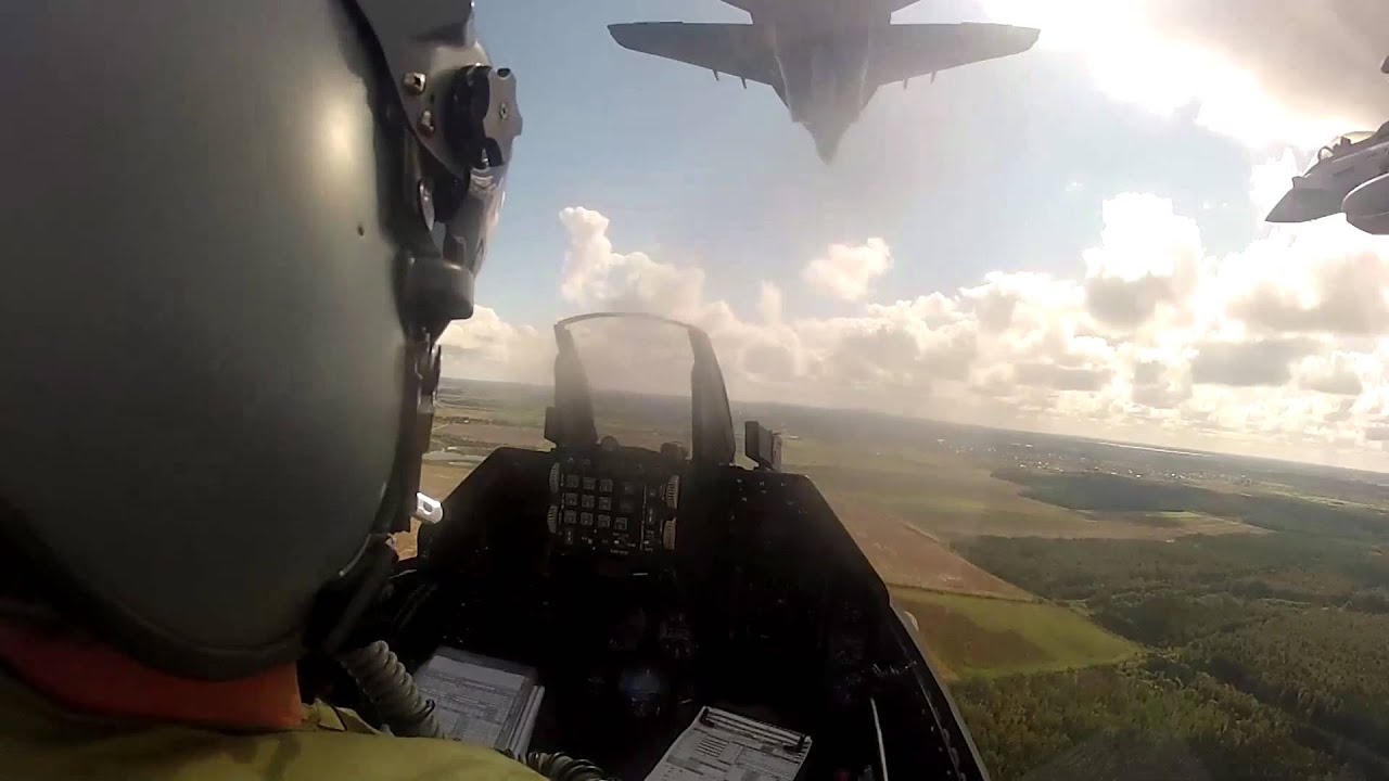 Baltic Air Policing 14 Fly-By Formation, Lithuania