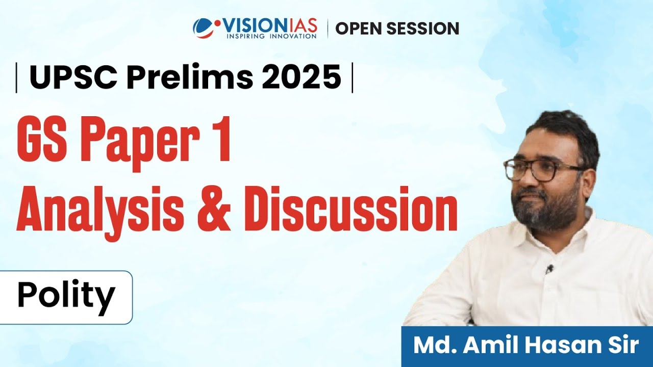 UPSC Prelims 2025 | GS Paper 1 | Analysis Discussion I Polity