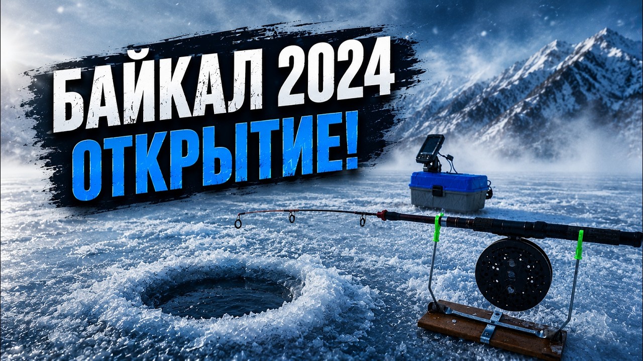 Открытие зимней рыбалки на омуля. Байкал 2024 г.