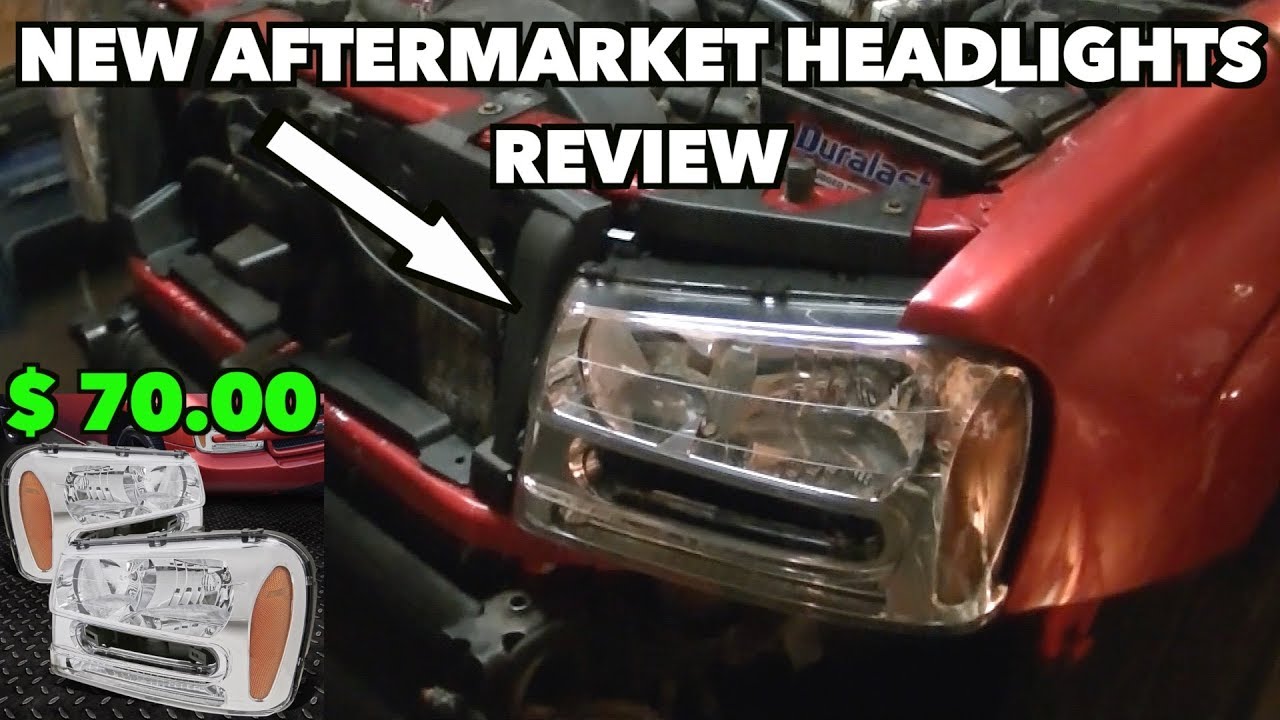 New Aftermarket Head Lights Review. Trailblazer.