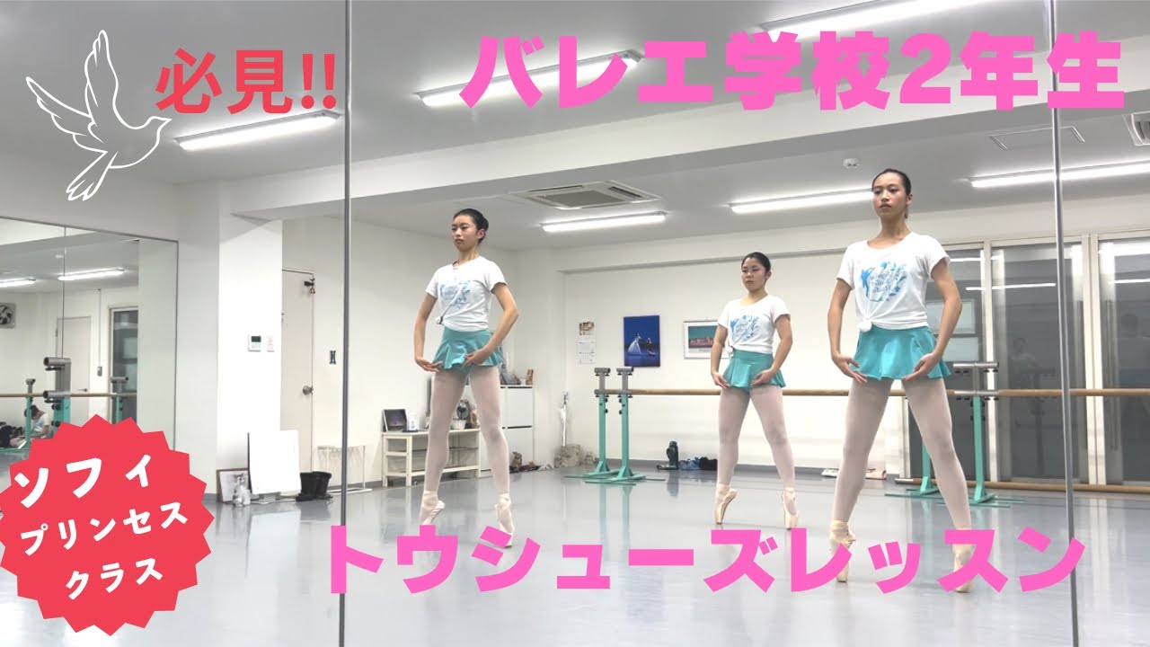 【必見‼︎ バレエ学校のトウシューズレッスン】再アップです…ごめんなさい🙏