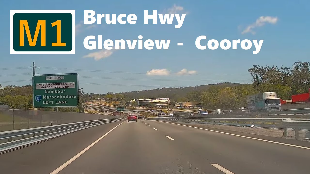 【Sunshine Coast Drive】 M route1 Bruce Hwy Glenview,SH6 -  Cooroy, SH6