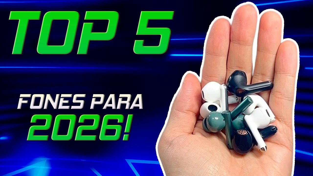 TOP 5 MELHORES Fones Para 2026 | RANKING PESSOAL