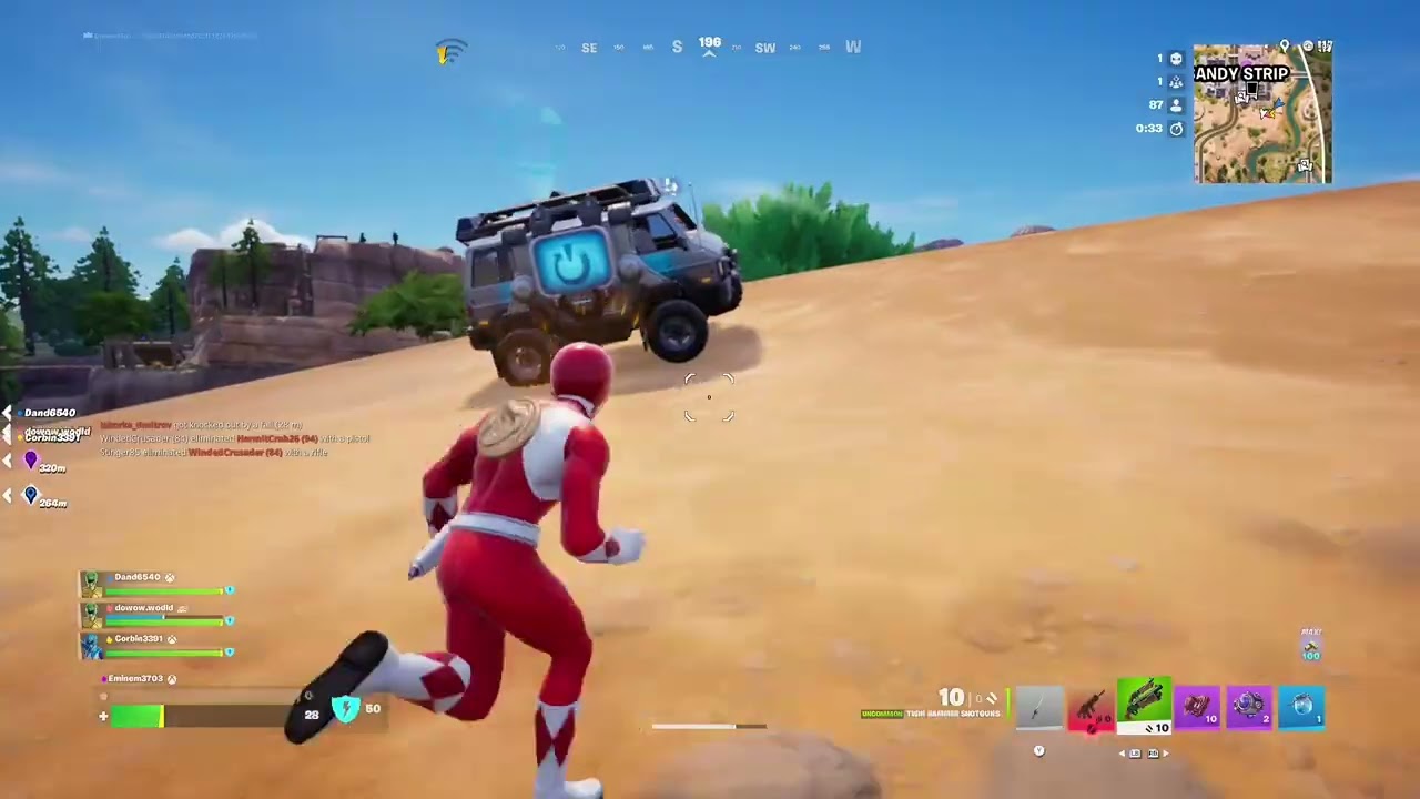 Battle royal mighty morphin squad
