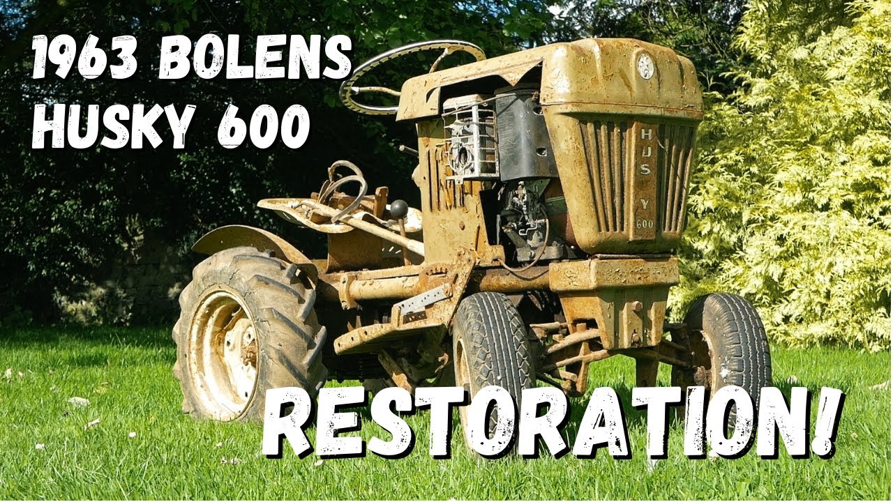 1963 Bolens Husky 600 Lawn Tractor RESTORATION | Part 1 of 6