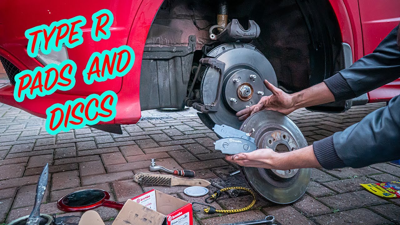 Honda Civic Fn2 Brake Pad And Disc Change
