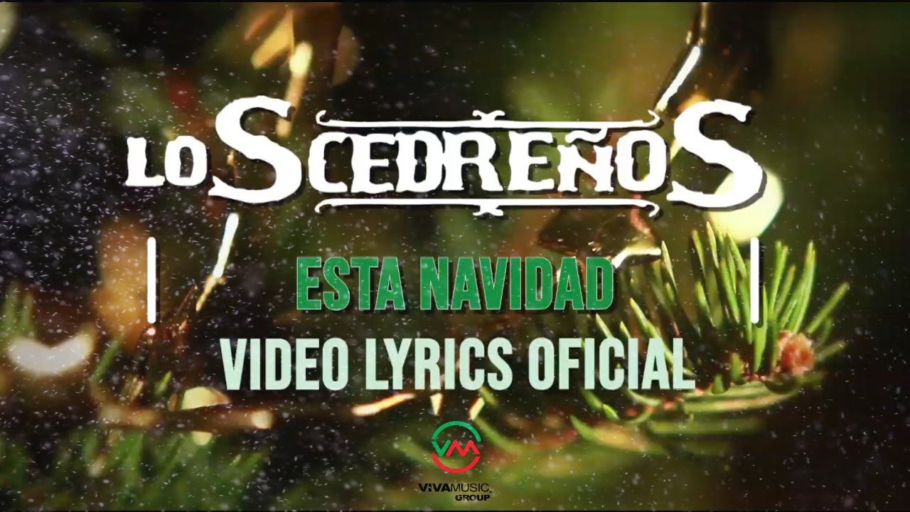 LOS CEDREÑOS - ESTA NAVIDAD - VIDEO LYRICS OFICIAL