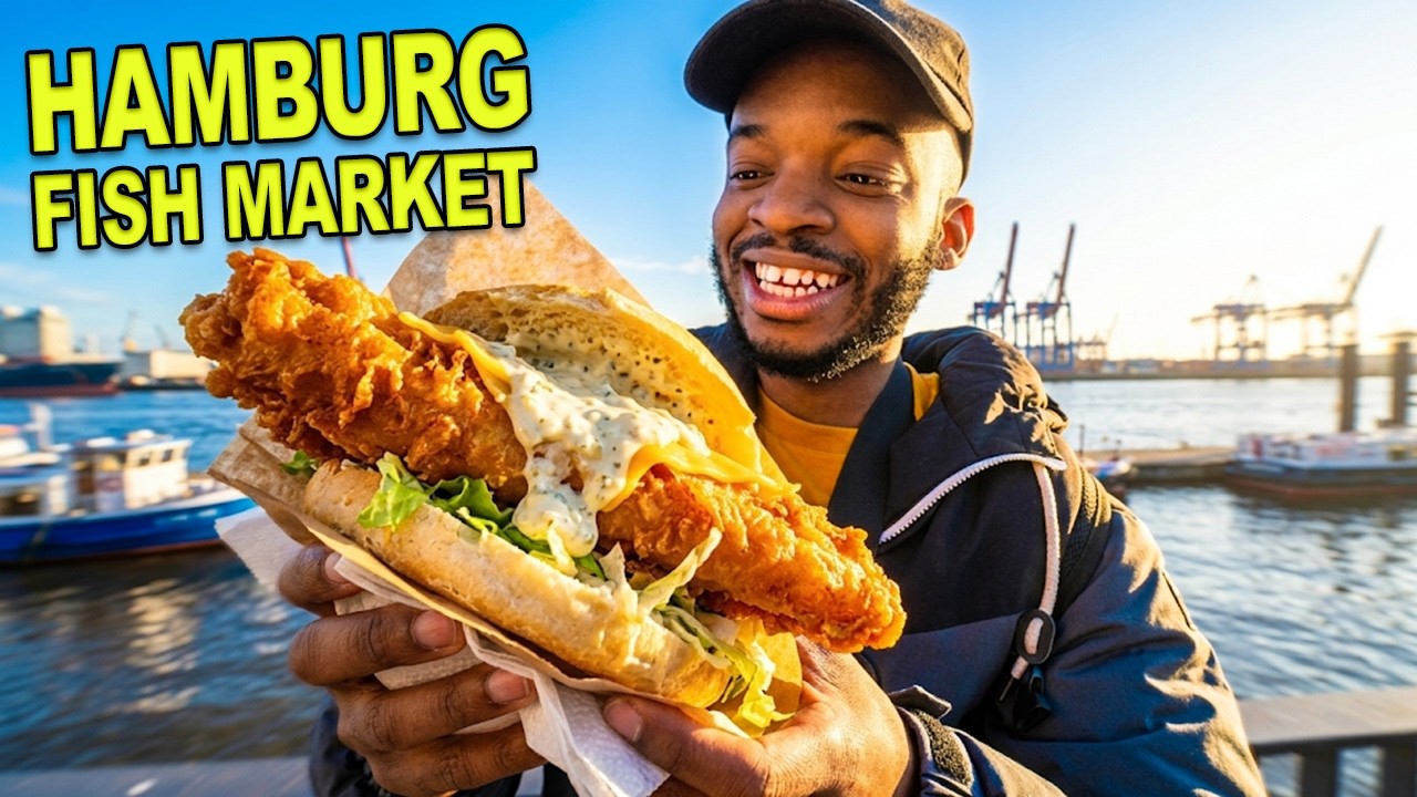 I Ate at Hamburg&rsquo;s LEGENDARY Sunday Fish Market&hellip; Insane 😳