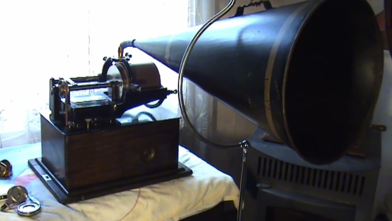 1899 Edison Concert Cylinder Phonograph Plays Uncle Josh Weathersby Troubles In A Hotel -Cal Stewart