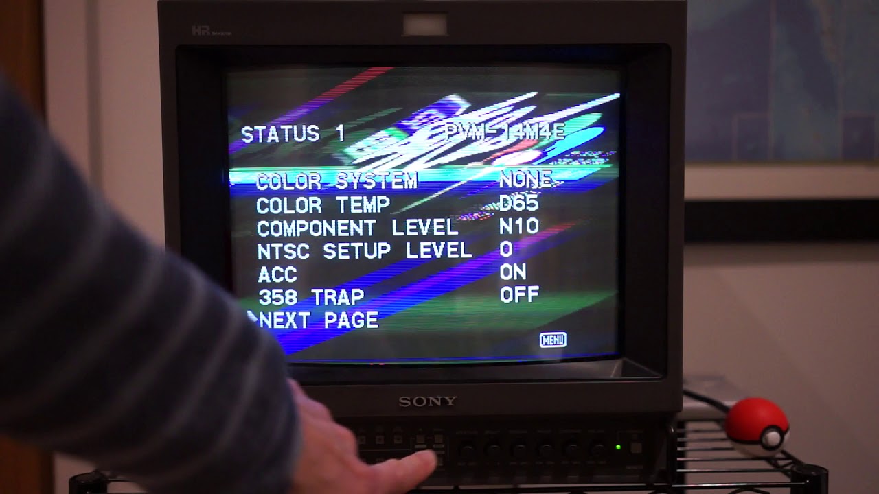 No Sync on Sony PVM-14M4E, composite 60Hz NTSC source