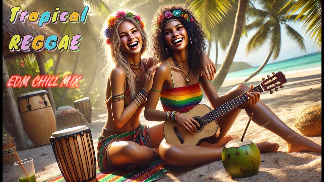 TROPICAL REGGAE EDM Top Chill Mix Session - Best Reggae Fusion 🌊 Peaceful for Calm & Relaxing Flow