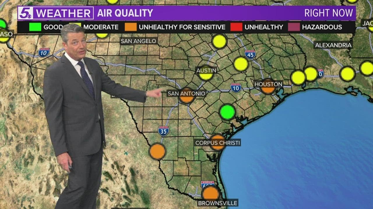 Air quality at unhealthy for sensitive groups in San Antonio. Here's what it means.