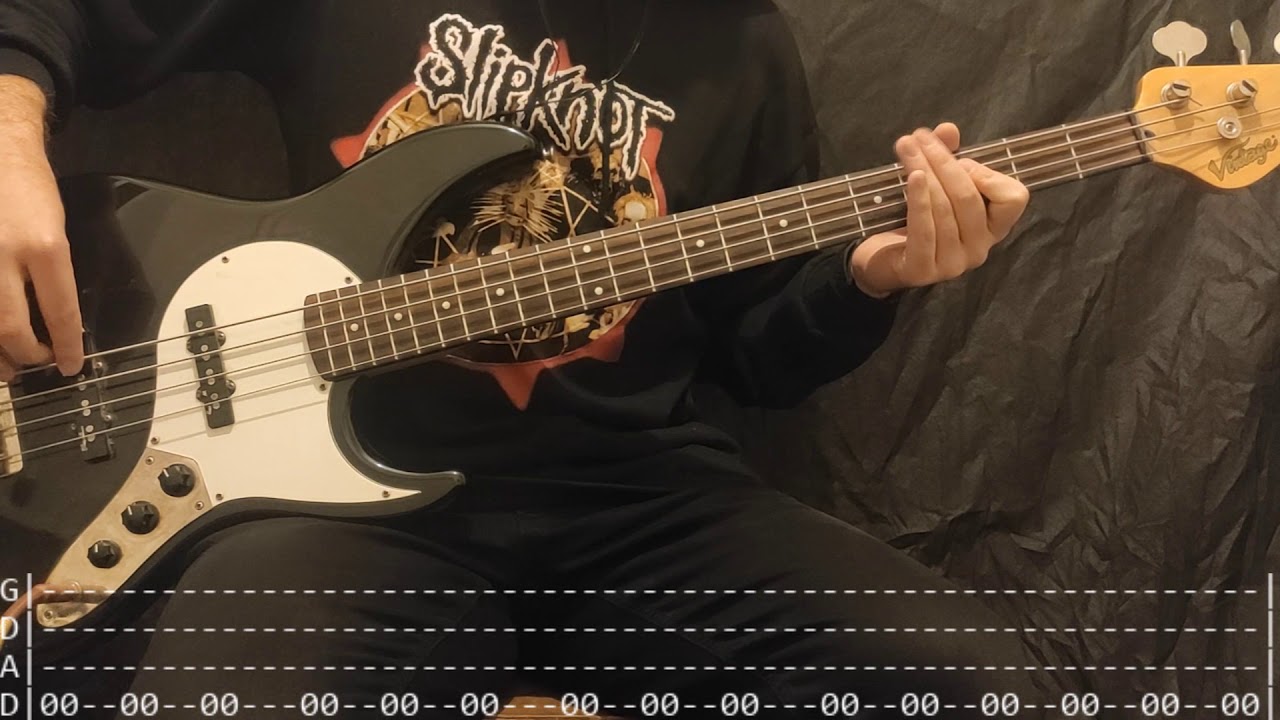 Marilyn Manson - This Is The New Shit Bass Cover (Tabs)